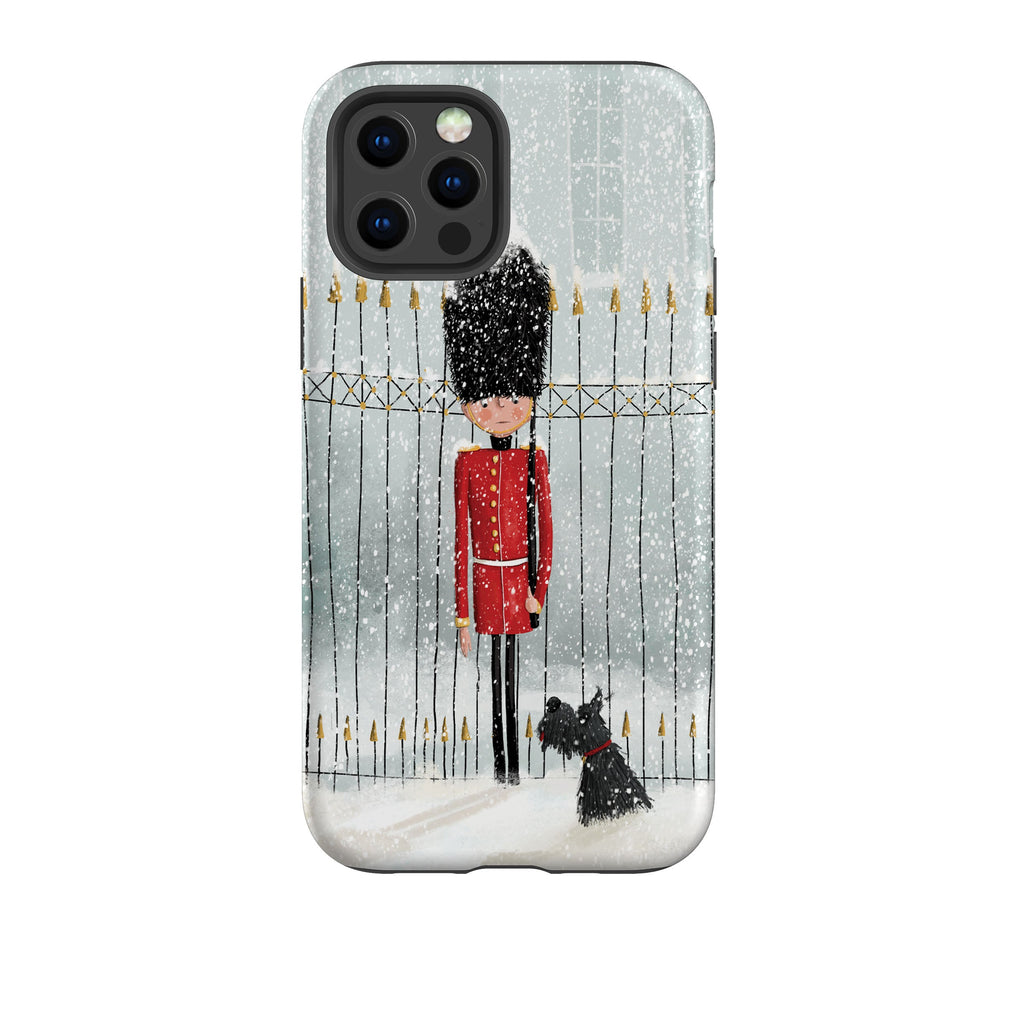 iPhone Tough Case - London In Snow By Maja Lindberg