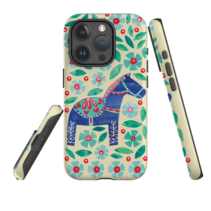 iPhone Tough Case - Dala Horse By Tracey English