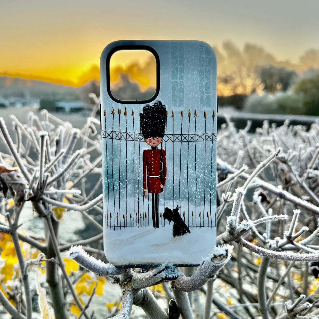 iPhone Tough Case - London In Snow By Maja Lindberg