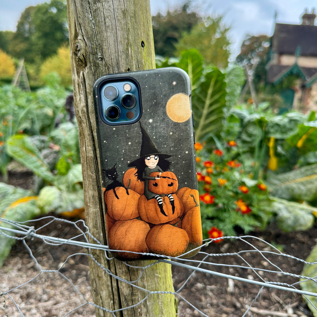 iPhone Tough Case - Pumpkin Witch By Maja Lindberg