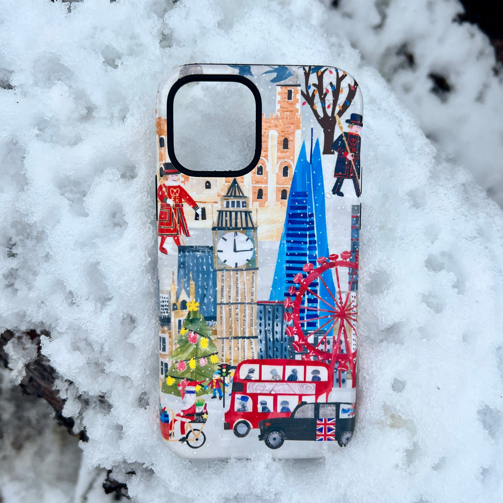 iPhone Tough Case - Christmas In London By Tracey English