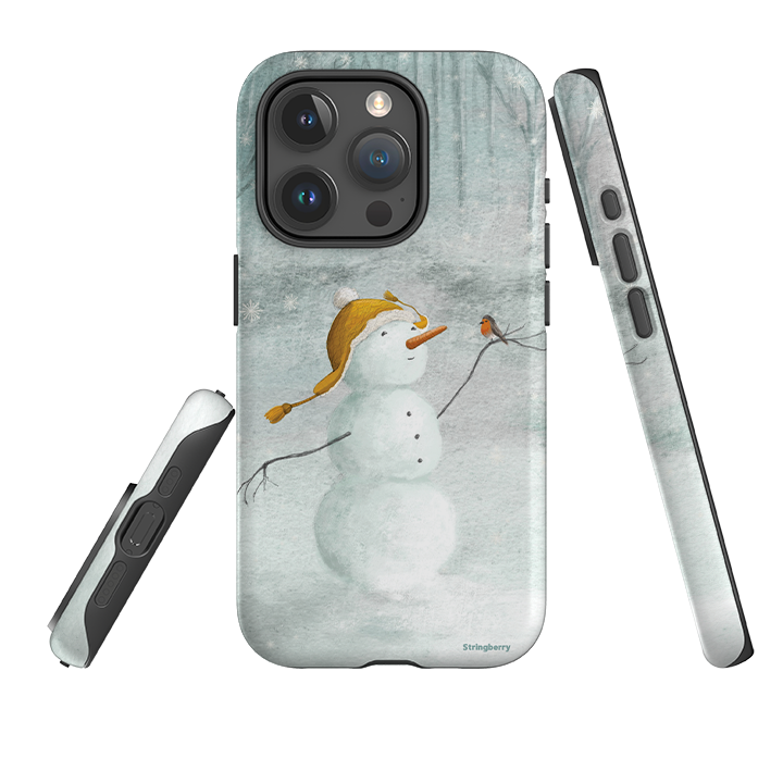 iPhone Tough Case - Snowman By Maja Lindberg