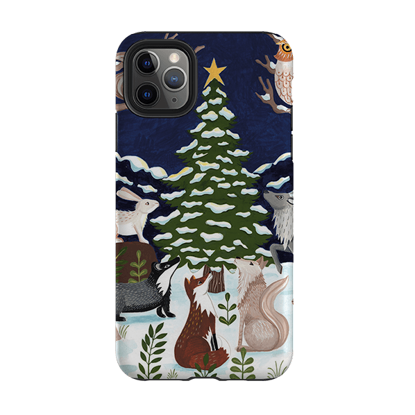 iPhone Tough Case - Christmas Tree By Bex Parkin