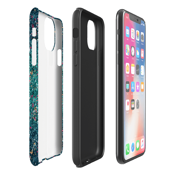 iPhone Tough Case - Butterfly Comet (case does not glitter)