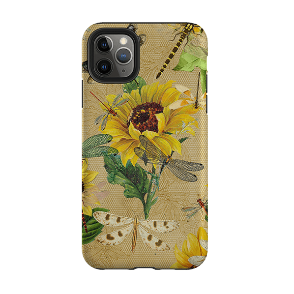 iPhone Tough Case - Dragonflies And Sunflowers