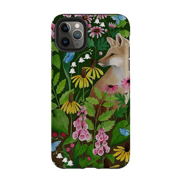 iPhone Tough Case - Fox And Foxgloves By Bex Parkin