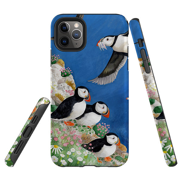 iPhone Tough Case - Puffins By Bex Parkin